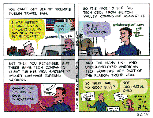 Ted Rall on Thursday February 2, 2017 Comic Strip
