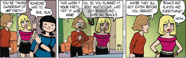 Luann on Tuesday October 14, 2014 Comic Strip