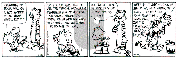 Calvin and Hobbes on Thursday June 22, 1989 Comic Strip
