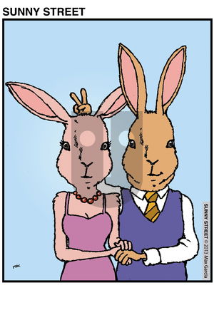 Sunny Street on Thursday April 25, 2013 Comic Strip