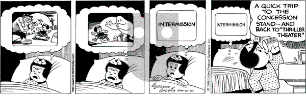 Nancy on Wednesday April 10, 1996 Comic Strip