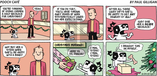 Pooch Cafe on Sunday December 24, 2017 Comic Strip