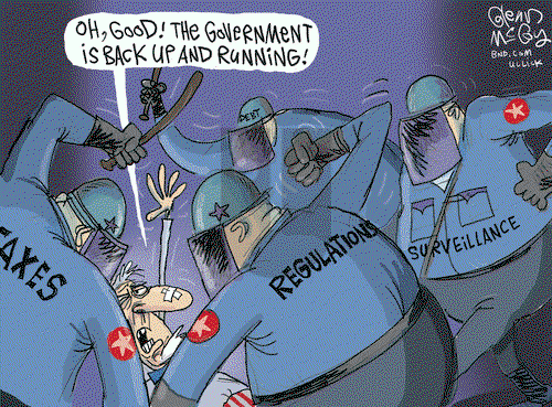 Glenn McCoy on Thursday October 17, 2013 Comic Strip