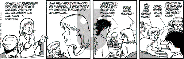 Doonesbury on Saturday January 16, 1988 Comic Strip