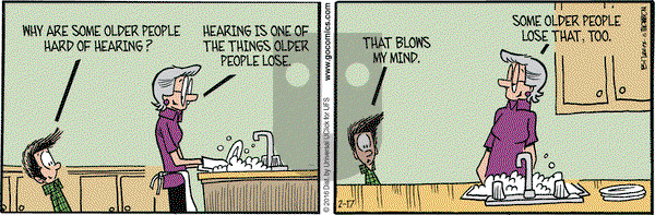 Grand Avenue on Wednesday February 17, 2016 Comic Strip