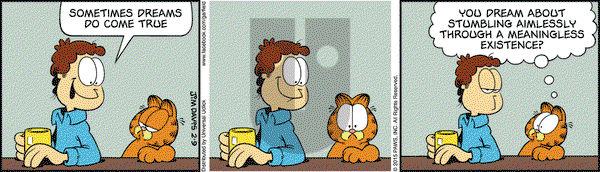 Garfield - Monday February 9, 2015 Comic Strip