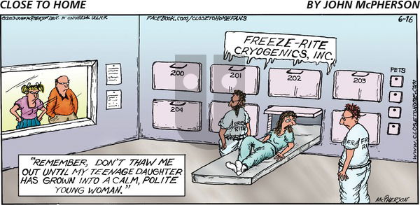 Close to Home on Sunday June 16, 2013 Comic Strip
