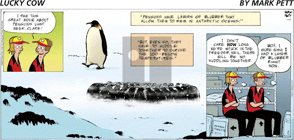 Lucky Cow on Sunday November 20, 2005 Comic Strip