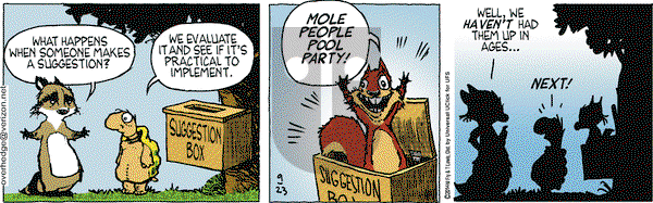Over the Hedge on Tuesday September 23, 2014 Comic Strip