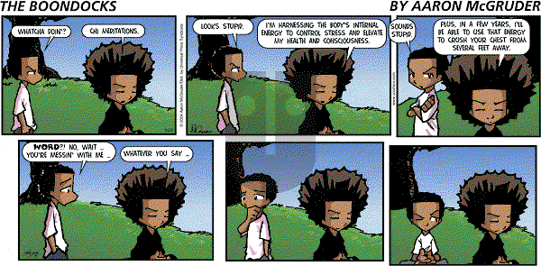 The Boondocks on Sunday December 25, 2011 Comic Strip