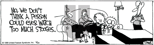 The Buckets on Wednesday April 21, 1999 Comic Strip