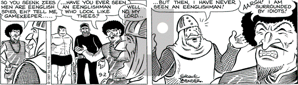 Alley Oop on Tuesday September 2, 1997 Comic Strip