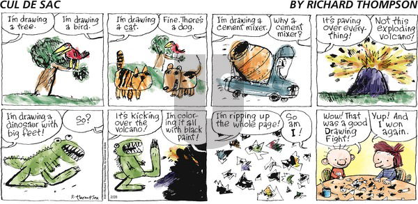 Cul de Sac on Sunday February 28, 2016 Comic Strip