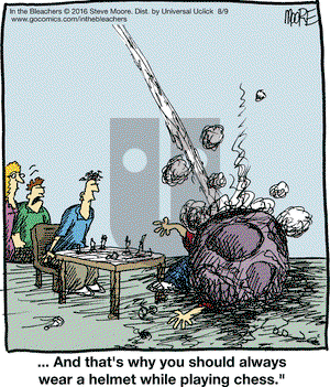 In the Bleachers on Tuesday August 9, 2016 Comic Strip