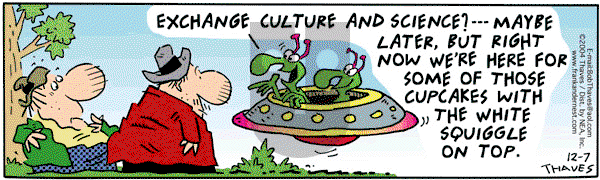 Frank and Ernest - Tuesday December 7, 2004 Comic Strip