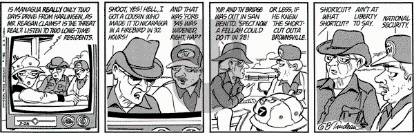 Doonesbury on Wednesday March 26, 1986 Comic Strip
