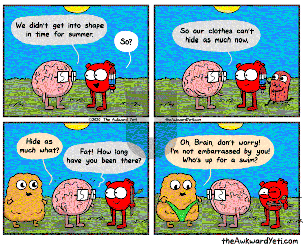 The Awkward Yeti on Monday August 31, 2020 Comic Strip