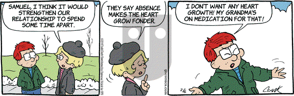 Lola on Saturday February 6, 2016 Comic Strip