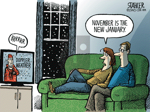 Jeff Stahler on Thursday November 20, 2014 Comic Strip