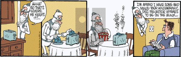 Monty on Monday February 9, 2009 Comic Strip