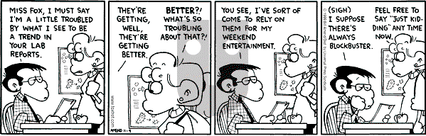 FoxTrot on Tuesday November 9, 1999 Comic Strip