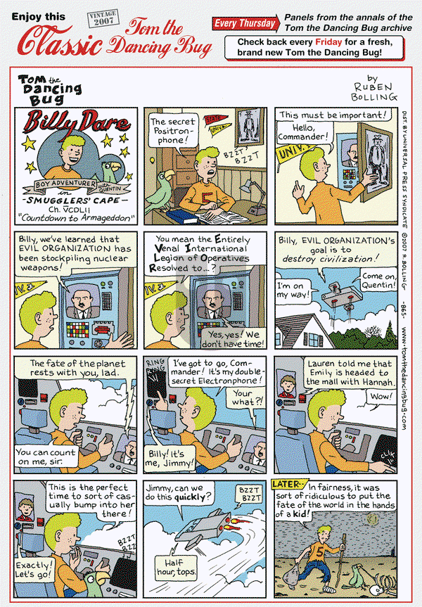 Tom the Dancing Bug on Thursday December 15, 2016 Comic Strip