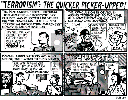 Ted Rall - Thursday May 29, 2003 Comic Strip