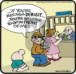 Ziggy on Tuesday November 27, 2018 Comic Strip