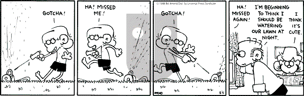 FoxTrot on Thursday August 5, 1999 Comic Strip