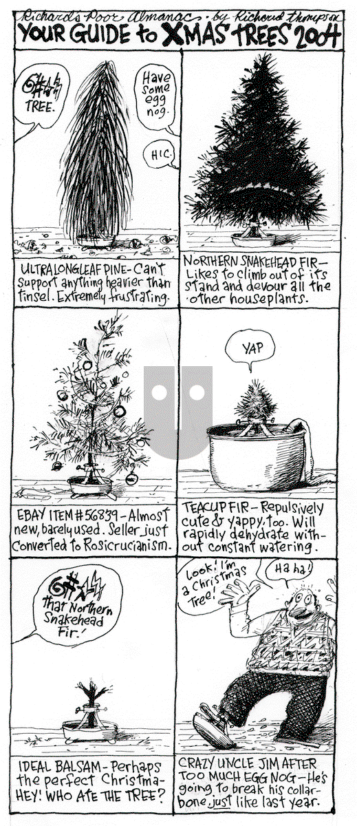 Richard's Poor Almanac on Monday December 7, 2015 Comic Strip