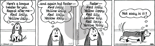 Fred Basset on Thursday November 7, 2002 Comic Strip