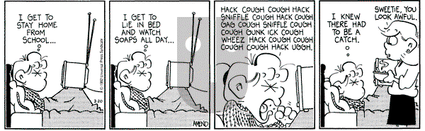 FoxTrot on Friday March 20, 1992 Comic Strip