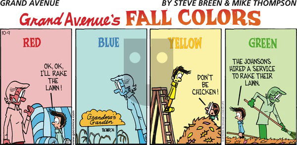 Grand Avenue on Sunday October 9, 2016 Comic Strip