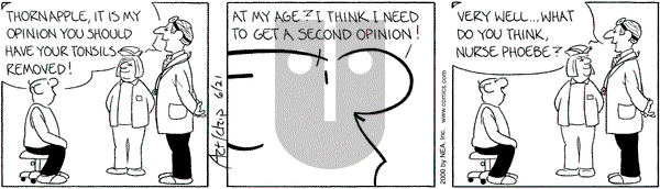 The Born Loser on Wednesday June 21, 2000 Comic Strip