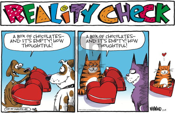 Reality Check on Sunday February 14, 2021 Comic Strip