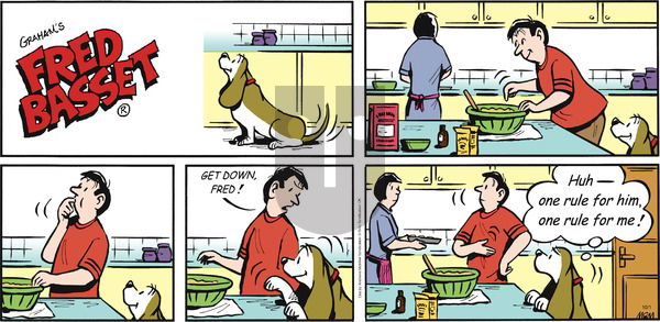 Fred Basset on Sunday October 1, 2017 Comic Strip