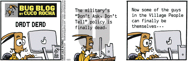 La Cucaracha on Monday October 3, 2011 Comic Strip
