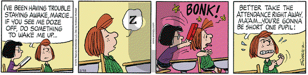 Peanuts - Tuesday February 18, 2025 Comic Strip