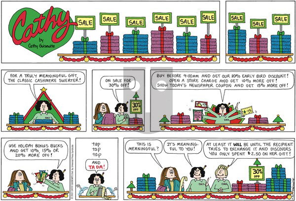 Cathy Classics on Sunday November 25, 2007 Comic Strip
