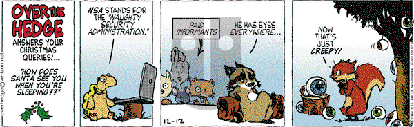Over the Hedge on Friday December 12, 2014 Comic Strip