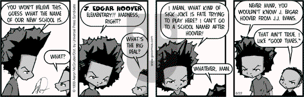 The Boondocks on Tuesday March 25, 2014 Comic Strip
