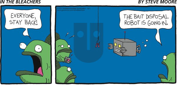In the Bleachers on Sunday October 1, 2017 Comic Strip