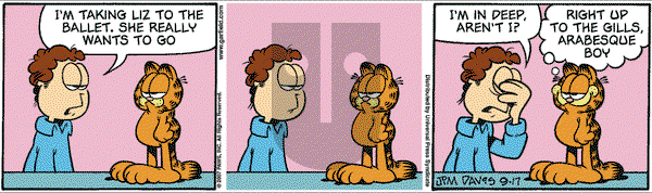 Garfield on Monday September 17, 2007 Comic Strip