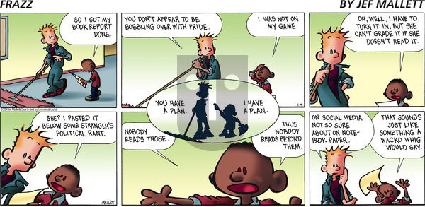 Frazz - Sunday November 9, 2014 Comic Strip