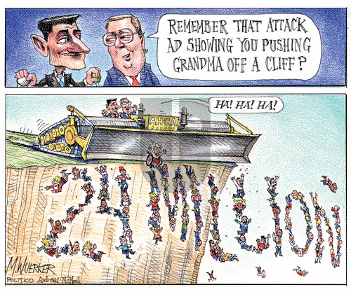 Matt Wuerker on Friday March 17, 2017 Comic Strip