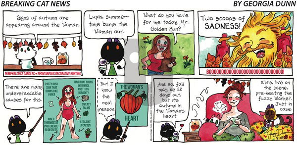 Breaking Cat News on Sunday September 1, 2019 Comic Strip