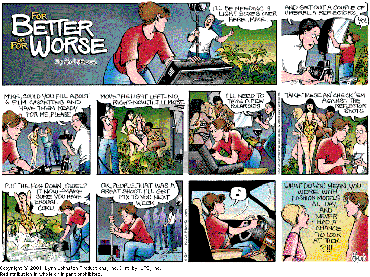 For Better or For Worse - Sunday June 24, 2001 Comic Strip