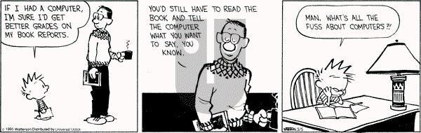 Calvin and Hobbes on Thursday March 5, 2015 Comic Strip