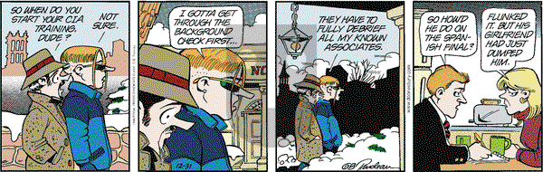 Doonesbury on Monday December 31, 2001 Comic Strip