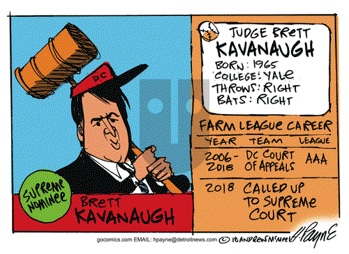 Henry Payne on Wednesday July 11, 2018 Comic Strip